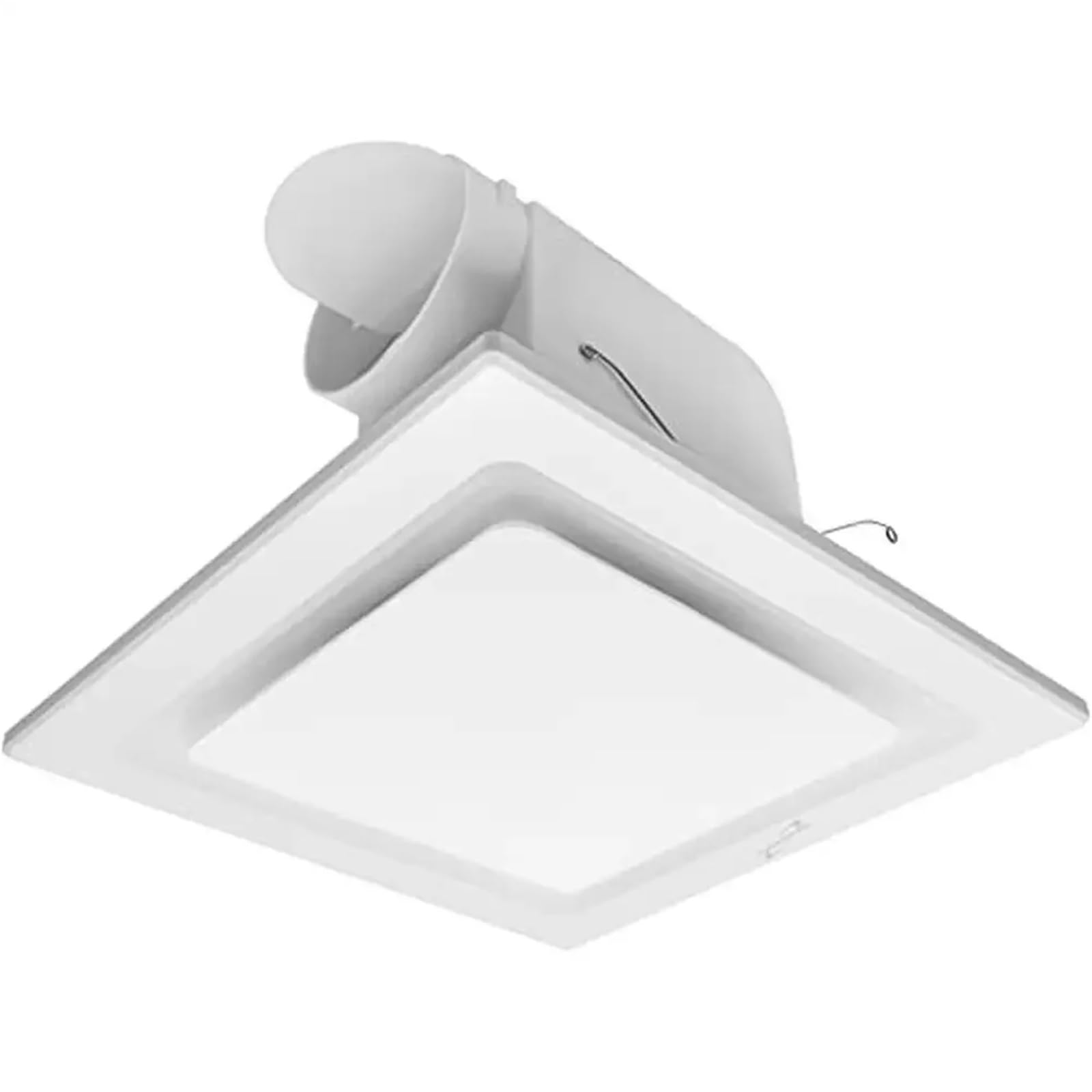Extractor de Aire for baño de Techo, 141 CFM, 0,7 sones, conducto de 4 Pulgadas, Color, Funcionamiento silencioso, Larga duración, protección contra el Calor. Equipos de Ventilación
