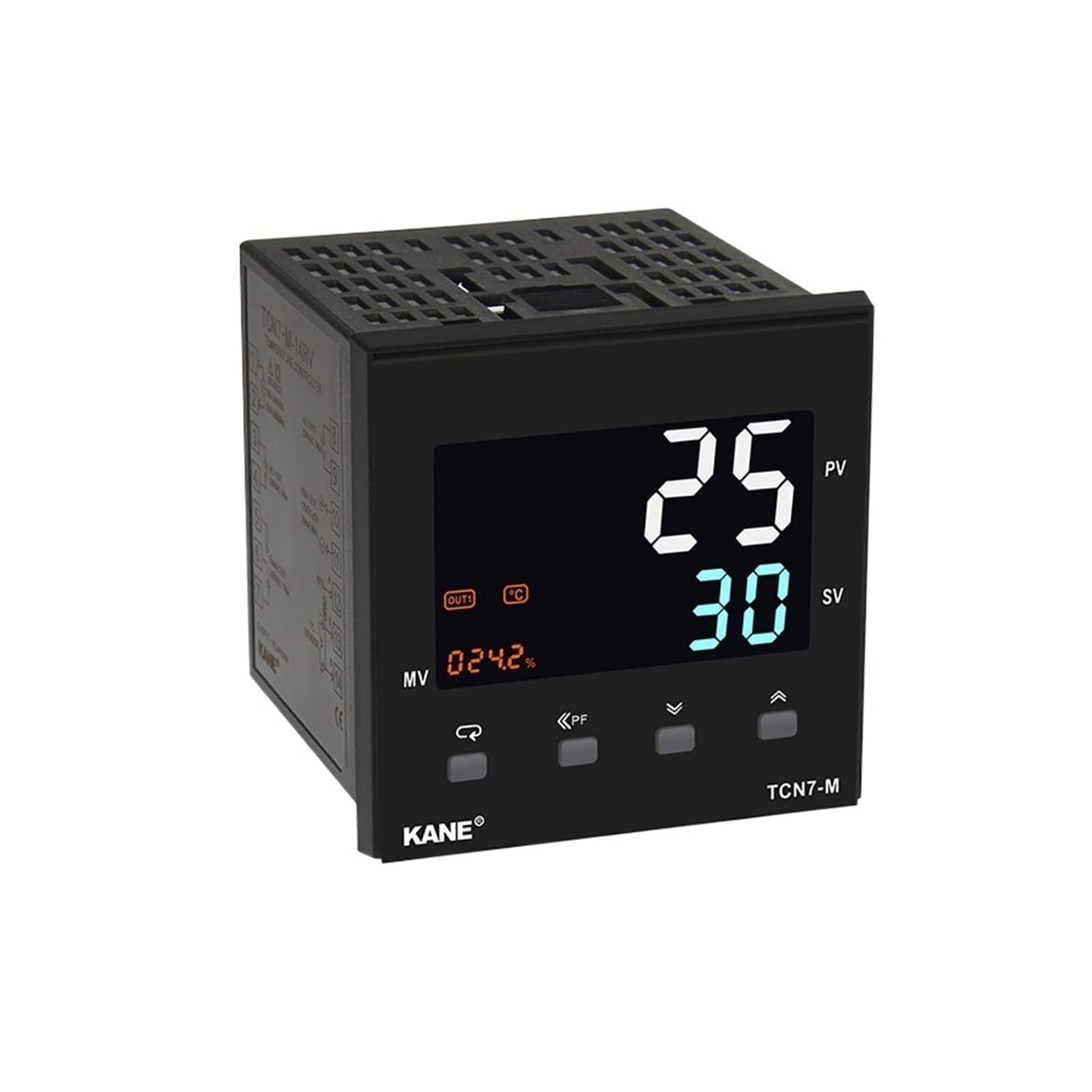 Termostato digital TCN7 con pantalla LCD de alta definición y salida analógica regulable de 0-10V