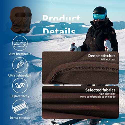 Image of YESLIFE Balaclava Ski Mask for Men and Women, Winter Face Mask, Shiesty for Skiing, Snowboarding & Motorcycle