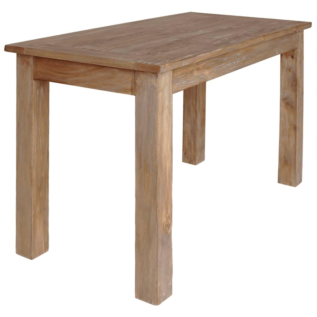 vidaXL Mesa de Comedor, Mesita Auxiliar, Mesa Decorativa, Mueble de Hogar Dormitorio Salón Cocina Pasillo Bar, Madera Maciza de Caoba