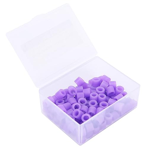 Anillos de código de color de silicona, fáciles de limpiar, 100 anillos de código de color dental, fuerte dureza para distinguir instrumentos