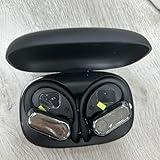 Acjohtin ワイヤレスイヤホン、2025 Bluetooth 5.4 ヘッドホン スポーツ、ENCノイズキャンセリングマイク付きBluetoothイヤホン、50Hステレオワイヤレスヘッドホン IP7防水 イヤーフック付き