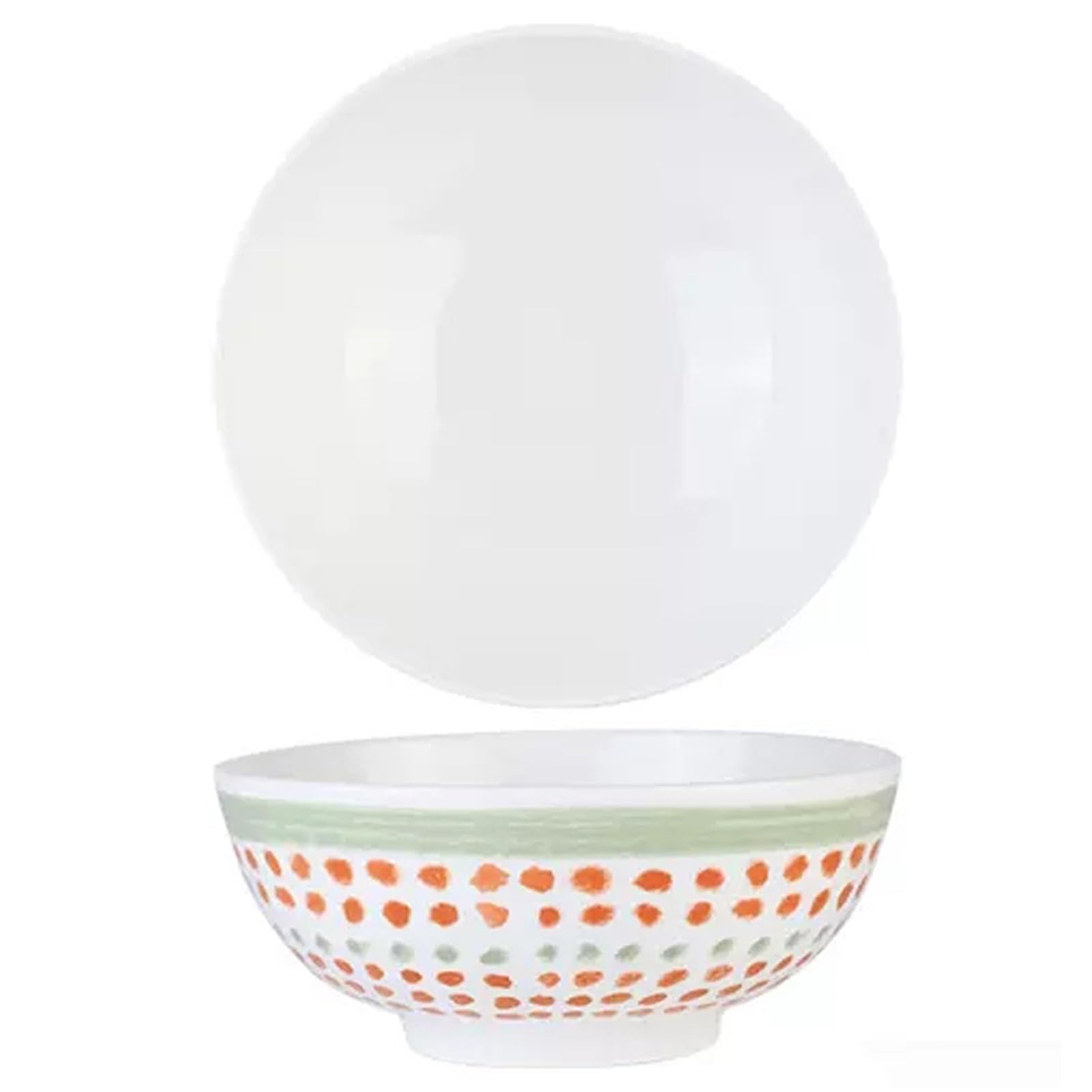 8.5in Ceramic Salad Bowl, Large Deep Serving Bowl for Desserts, Ramen, Pho, Noodles, Asian Dishes (Color : A)