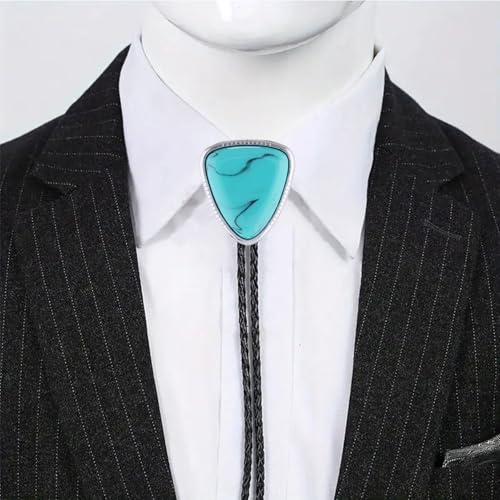 Image of Btilasif Bolo Tie for Women, Scorpion Bolo Tie Vintage Western Cowboy Stone Leather Neckties, Cowboy Gifts for Men