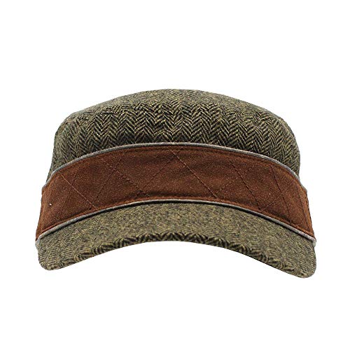 Image of The Vintage Year Washed Cotton Distressed Cadet Hat - Tactical Military Baseball Cap for Men & Women, Outdoor Casual Wear