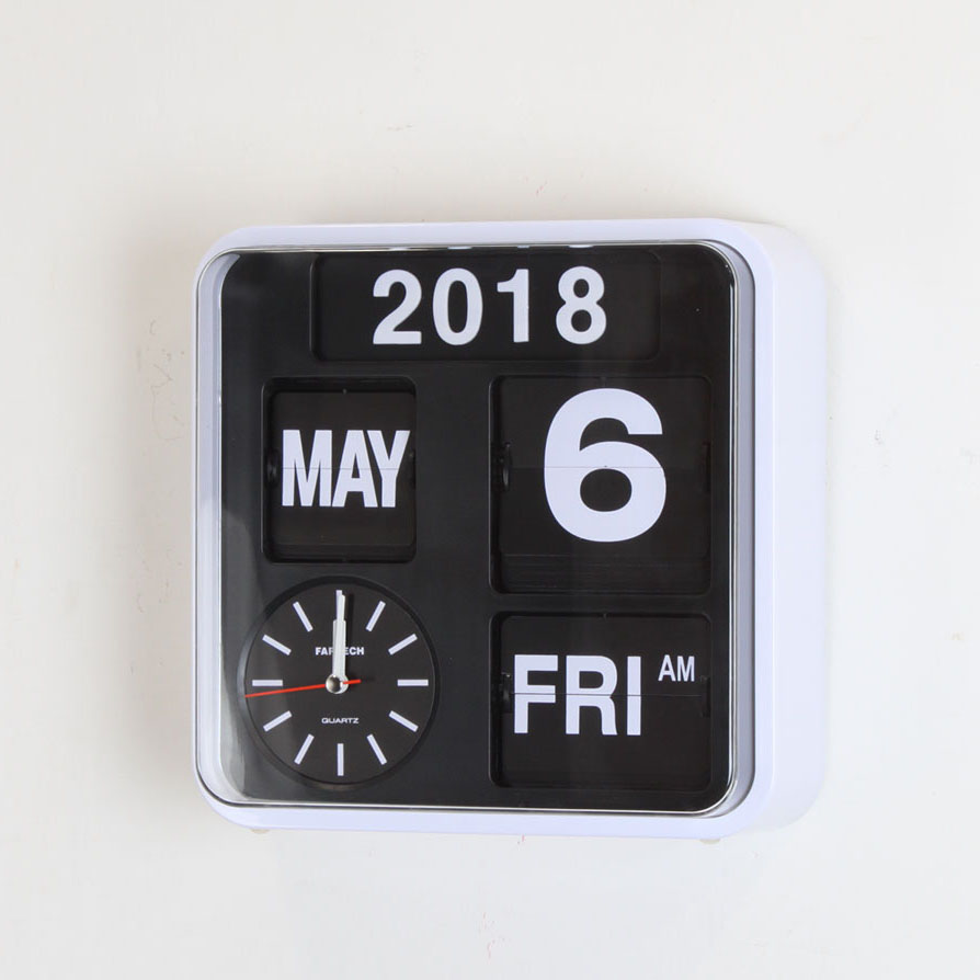 カレンダー・スケジュール Fartech Wall Flip Clock (M) Amazon.com: Gysabs Fartech Automatic Page Flipping Date