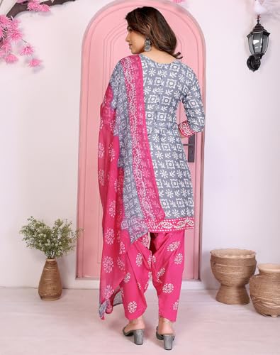 Image of Yashika Unstiched Crepe dress materials | Crepe Salwar Suit for women with dupatta | suit material for women unstitched