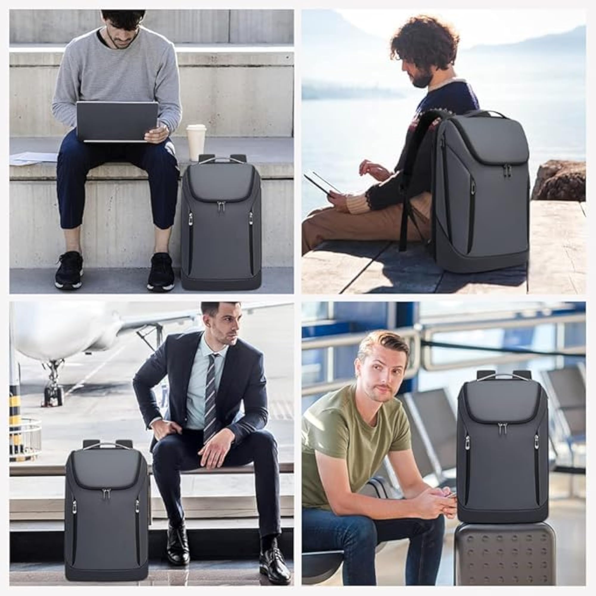 Men's Anti-Theft Sling Bag with Lock