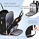 RUVALINO Baby Wickelrucksack, Multifunktional Wickeltasche Reise Rucksack Große Kapazität Babytasche mit Wickelunterlage, Wasserdicht Stoffe, Passform für Kinderwage(Schwarz)