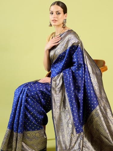 Image of Avantika Fashion Women's Kanjivaram Soft Silk Banarasi Sarees With Blouse Piece