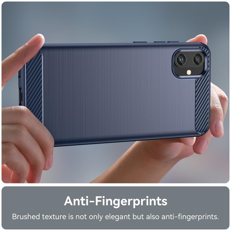Image of Basic Case for Samsung Galaxy A05 / M05 (Carbon Fibre Blue)