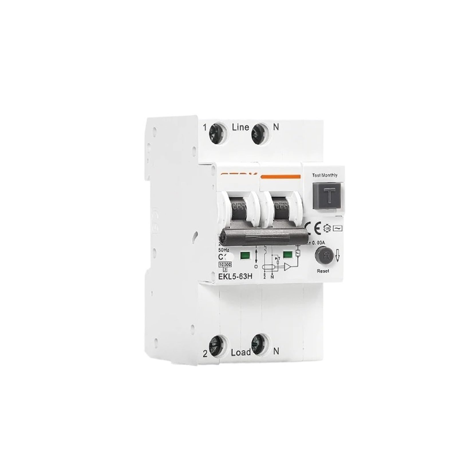 VSPPJYFG AC Residual Current Automatic Circuit Breaker 10KA 2P 4P 16A 25A 40A 63A overcurrent Leakage Protection 30mA EKL5(25 V,1)