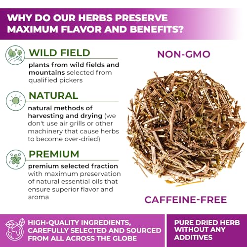 Image of 1.8 oz. Verbena Tea Vervain Herb Dried Cut Leaves Herbal (Verbena Officinalis) - 50g Verbena Dried Cut Leaf Herb Tea