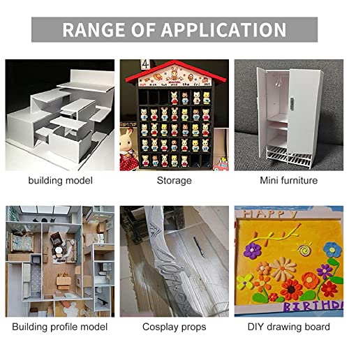 BENECREAT 8 Blatt 2 mm A4 Weiß Schaumstoff Platten für Signage Displays Und Digitalen Siebdruck, 20x30cm