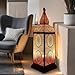 Produktbild Orientalische Stehlampe Lampe Uhuru 75cm Schwarz E27 | Marokkanische Flurlampe Gross aus Metall, Lampenschirm Schwarz | Stehleuchte modern, Flurleuchte für Vintage Stil Design