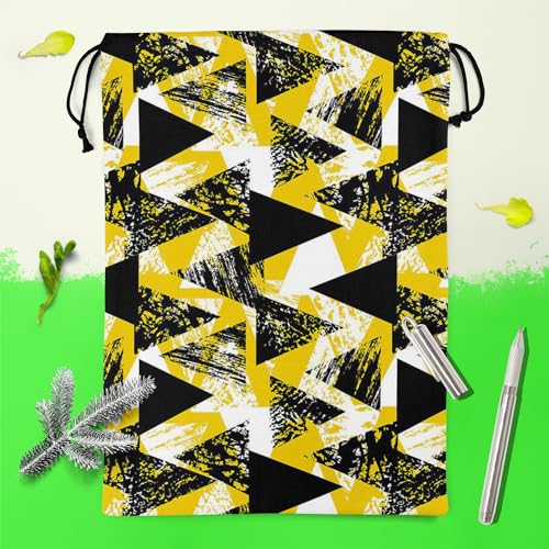Image of ArtzFolio Geometrical Behaviour D1 | Reusable Sack Bag | Bag for Gym, Storage, Vegetable & Travel