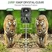 Karlak Trail Camera Waterproof 20MP 1080P Hunting Game Camera with 3 Infrared Sensors Night Vision Motion Activated Wildlife Scouting Camera