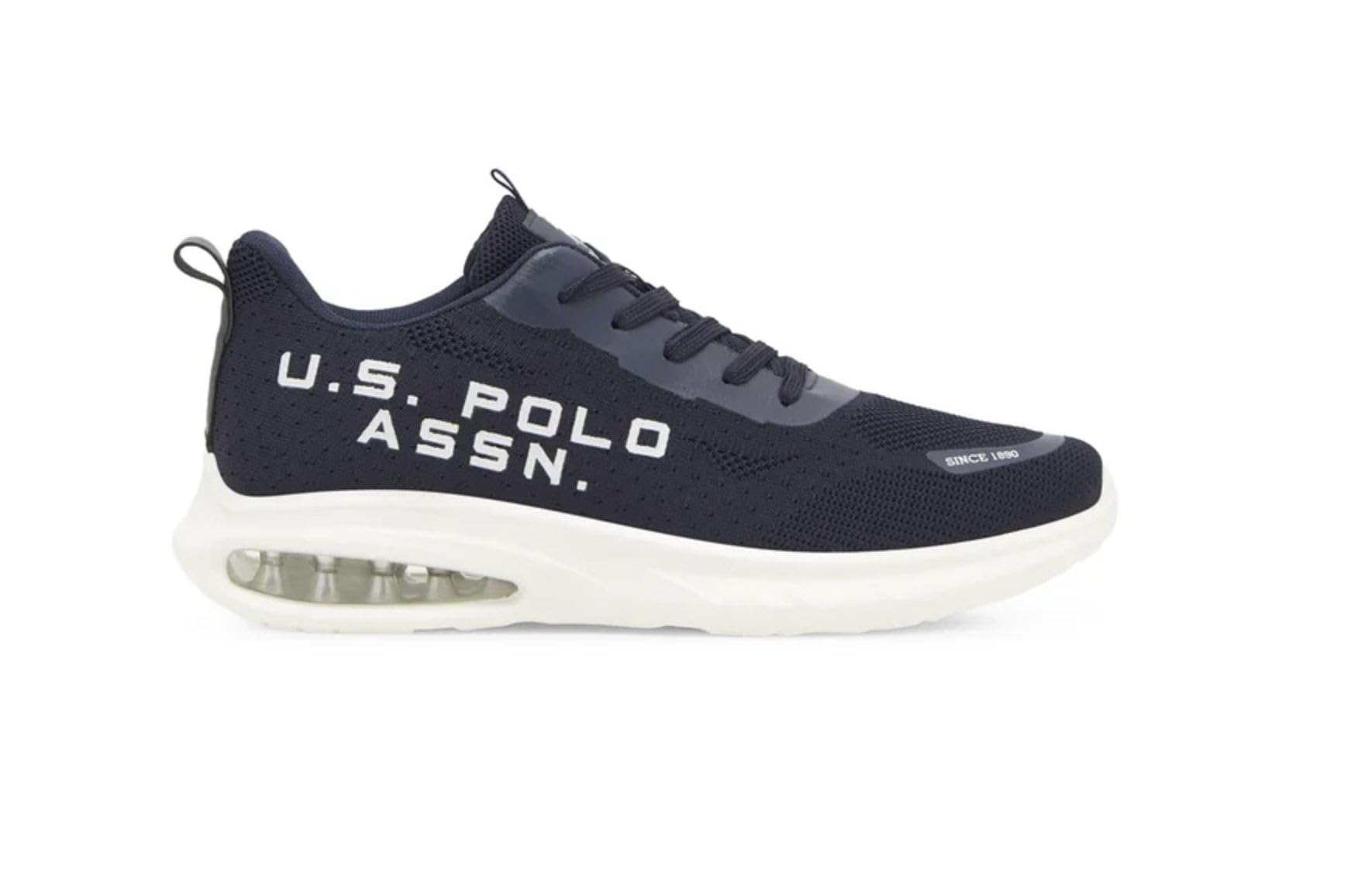 Scarpe U.​S. Polo sneaker running Active001 in ecopelle/ tessuto mesh dark blue uomo US24UP05 41