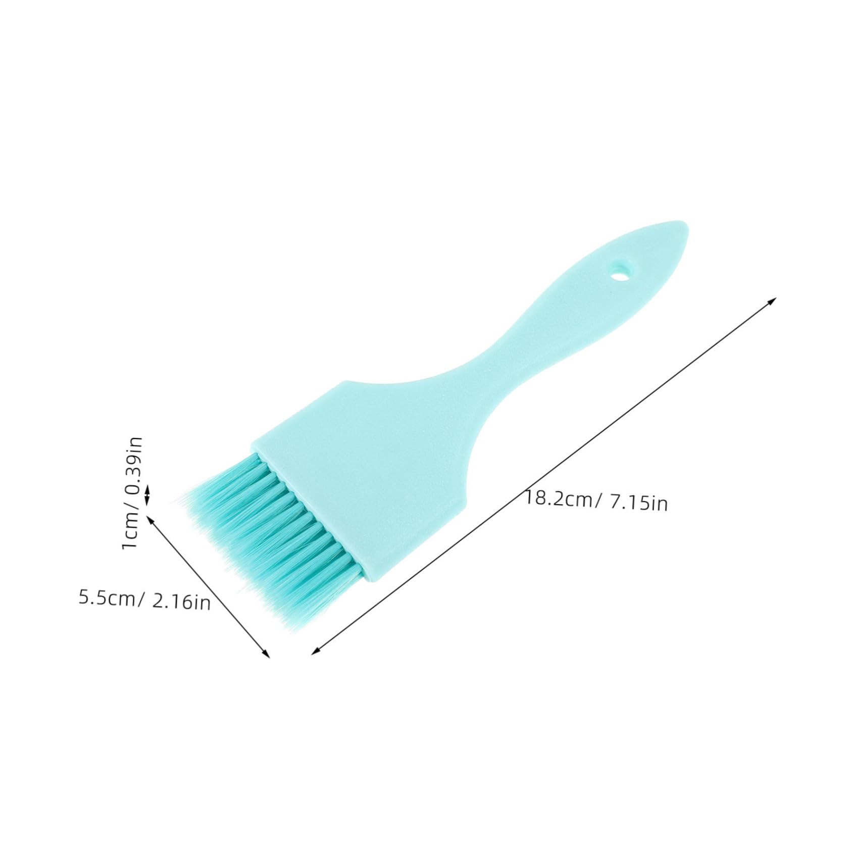 Beavorty Hair Tinting Brush with Soft Bristles Barber Face Brush for Hair Highlighting Creative Highlighting Tool for Salon Home