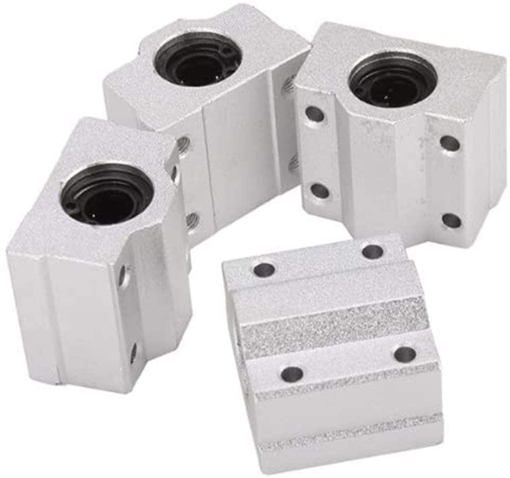 SCS10UU Lot de 4 roulements à billes à mouvement linéaire - Diamètre intérieur de 10 mm