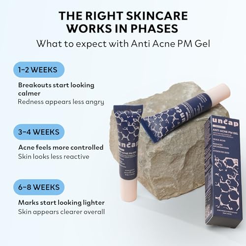Image of Anti-Acne PM Gel for Face, Night Gel for Pimples with Green Propolis, Helps Reduce Active Acne & Inflammation, Hydrates Skin, For Men, Women & Teenagers, Sensitive Skin,(15ml)