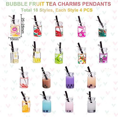 NBEADS 76 Pz Charms Bottiglia in Resina, Bere