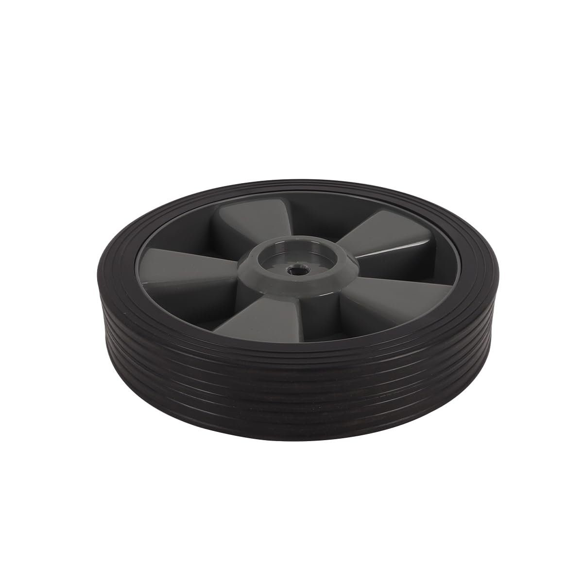 Ludom Confezione da 2 ruote in plastica per barbecue, ruote per forno da barbecue da 195 mm per carrello per barbecue, per barbecue a gas Charbroil e altre marche