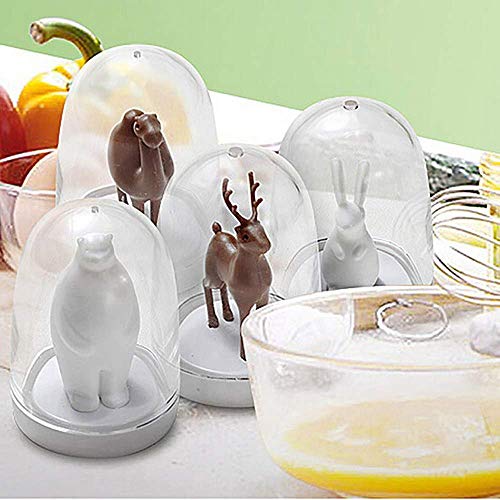 Four Seasons Plant Animal Spice Jar Set Salt & Pepper Shaker Set, Creative Kitchen Salt Pepper Condiment Seasoning Shaker Seasoning Jar Condiment Storage Container Cruet Spices Jar Storage Bottle Box #TOP6