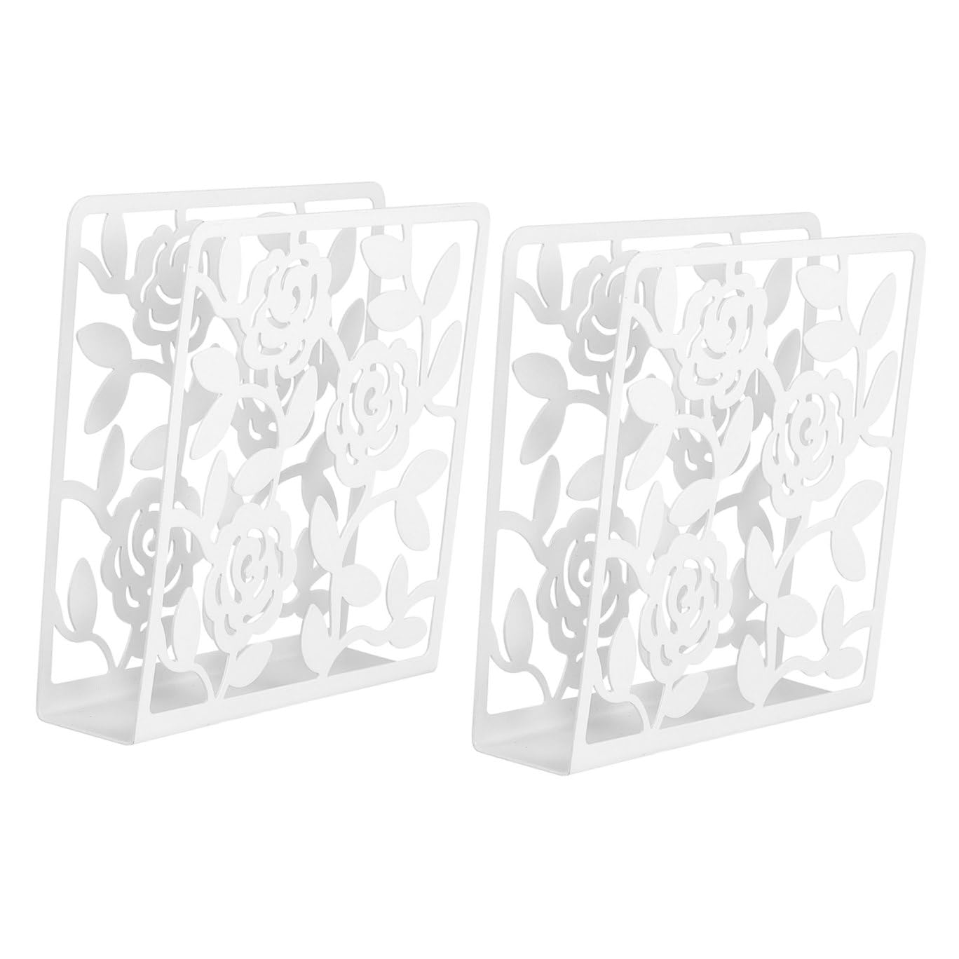 SHINEOFI 2 Sujetalibros De Metal Ajustables para Escritorio Organizador De Libros Topes Huecos Soportes para Libros Sujetalibros Sencillos De Hierro