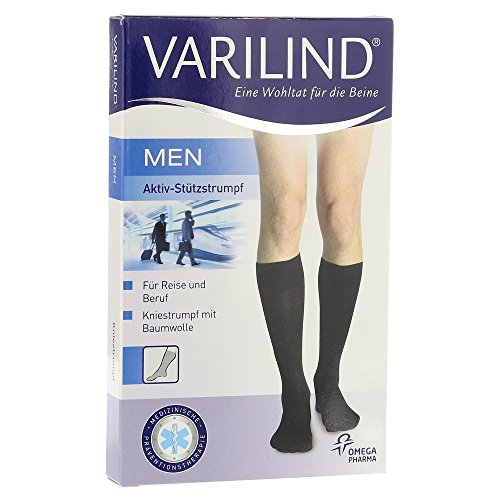 Vari Citron Men 180den AD L Coton Noir Chaussettes Compression Homme
