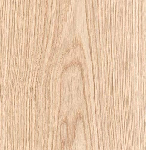 Red Oak 24 x 96-inch Flat Cut, 3M Peel and Stick Wood Veneer Sheet – Self-Adhesive Wood Veneer, A Grade, Smooth-Finished – Versatile for Furniture Restoration, Cabinetry & DIY Use