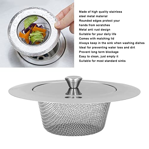Colador para fregadero de cocina 2 piezas acero inoxidable miniatura 6