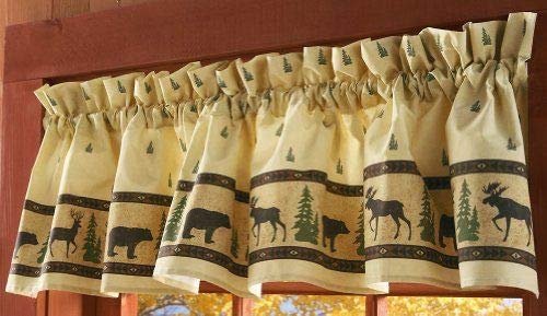 Woodland Silhouette Curtain Valance