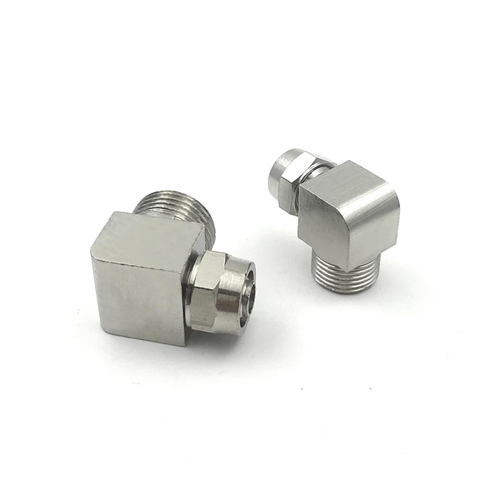 Codo neumático KL-PL6-M5 idóneo para guiar tubos de aire en espacios estrechos
