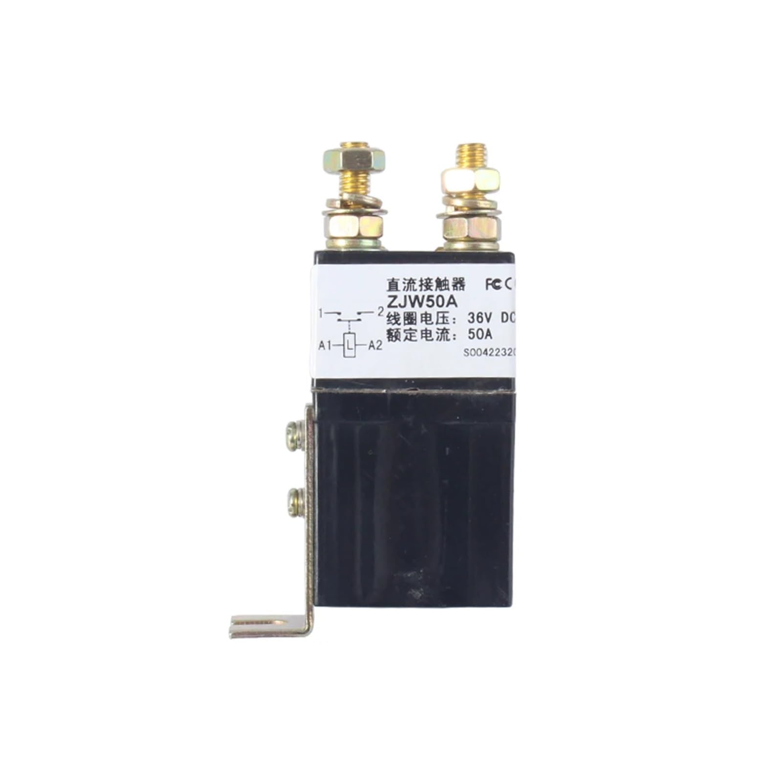 Contacteur ZJW50A 24V 1NO relais de puissance DC 50A 100A 200A 400A