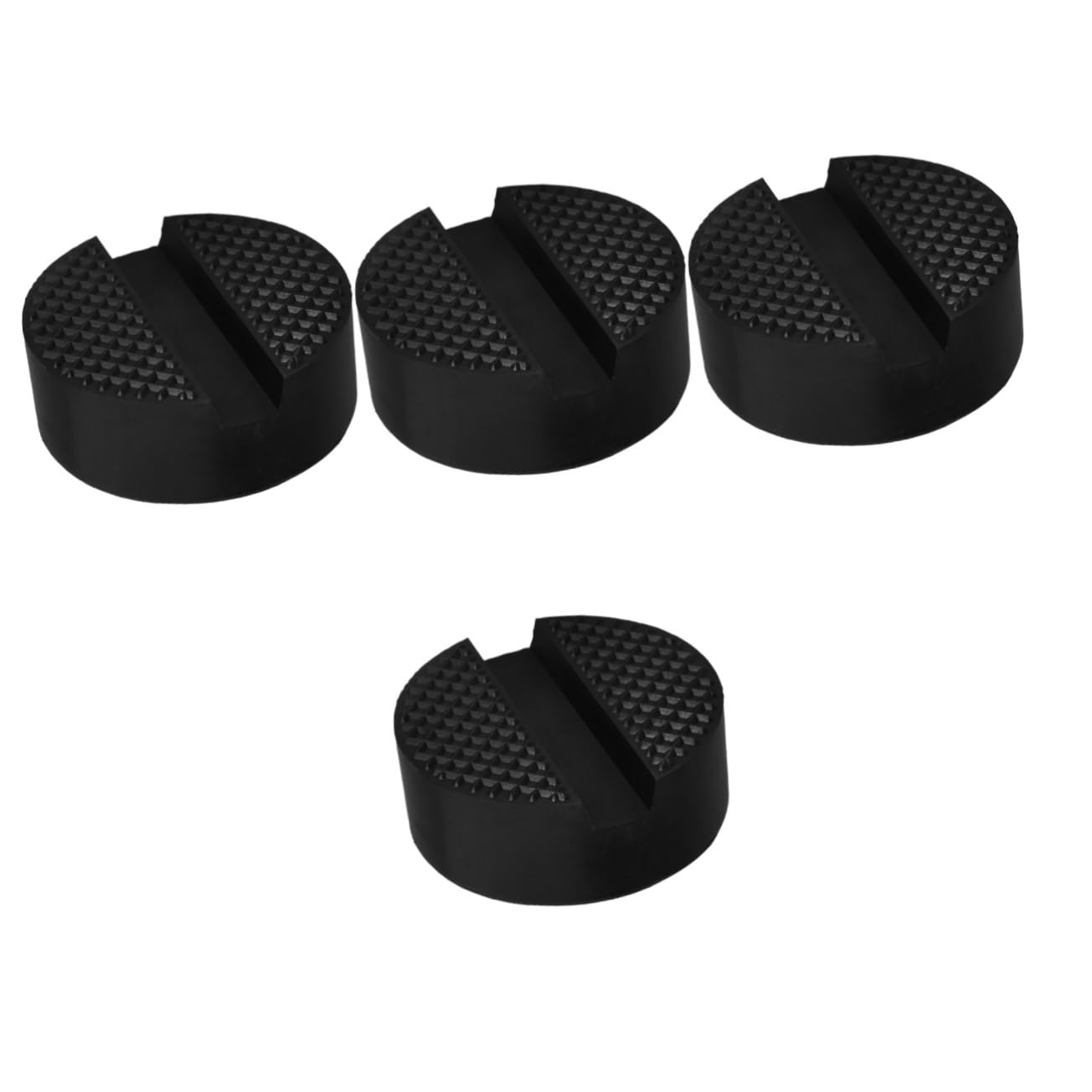iplusmile 4 Pz Jack della gru sollevatore martinetto da pavimento per supporto cuscinetti del cavalletto martinetti per jack da pavimento cuscinetti in gomma per jack gomma da cancellare