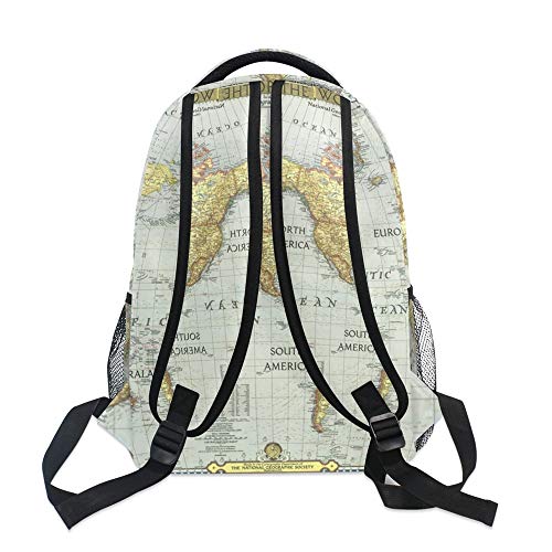 Nander Backpack Travel World Map Painting School Bookbags Shoulder Laptop Daypack College Bag For Womens Mens Boys Girls #TOP4