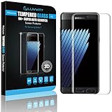 Galaxy Note 7 Tempered Glass Screen Protector, LUVVITT TEMPERED GLASS Screen Protector [Full Coverage] for Samsung Galaxy Note 7 - Crystal Clear