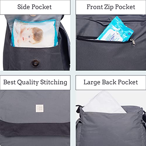 Mee Mee Multipurpose Diaper Bag (With Bottle Warmer & Changing Mat