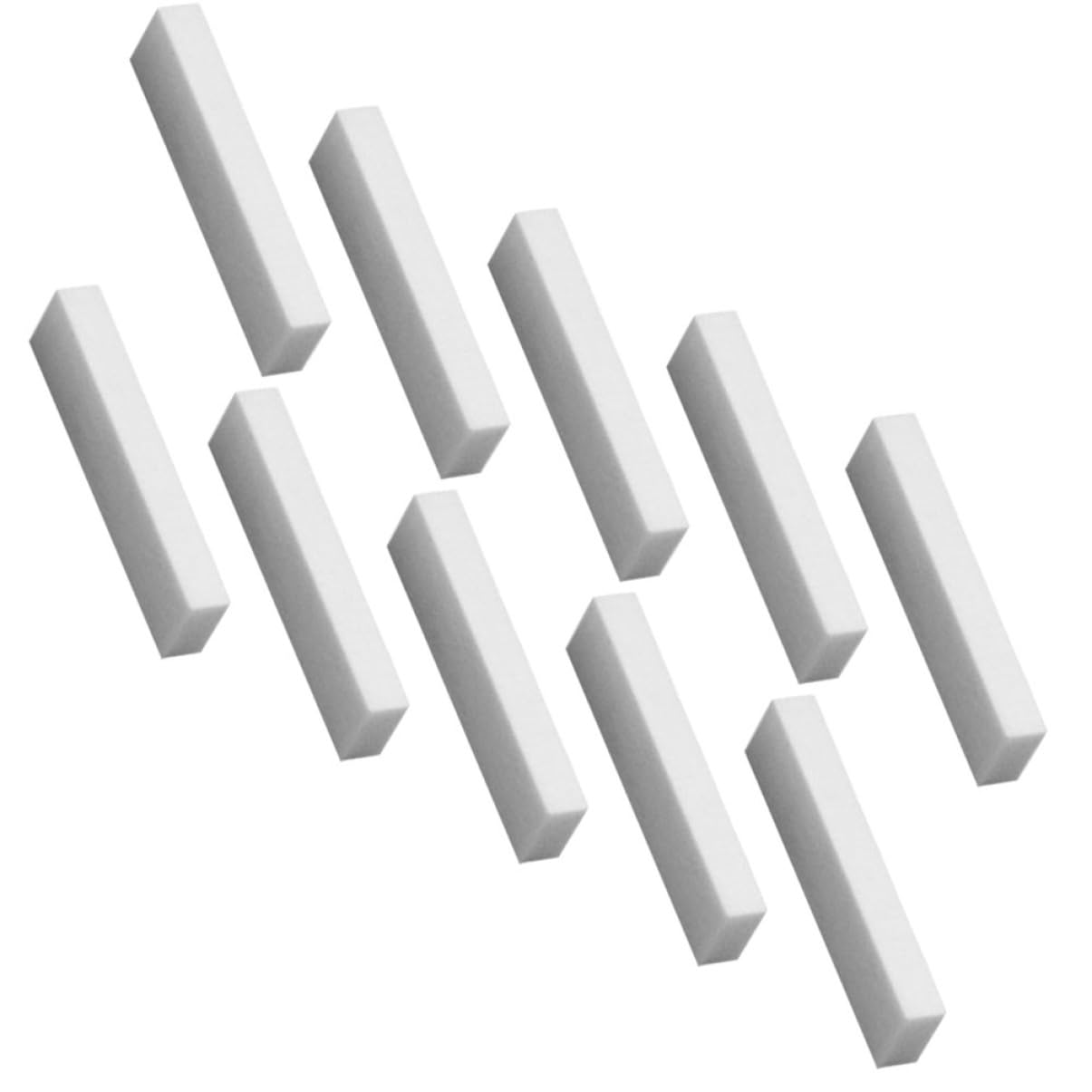 BESTonZON Replacement Guitar Bone Nuts Set of 10 Precision Crafted for Acoustic Electric Guitars Easy Install