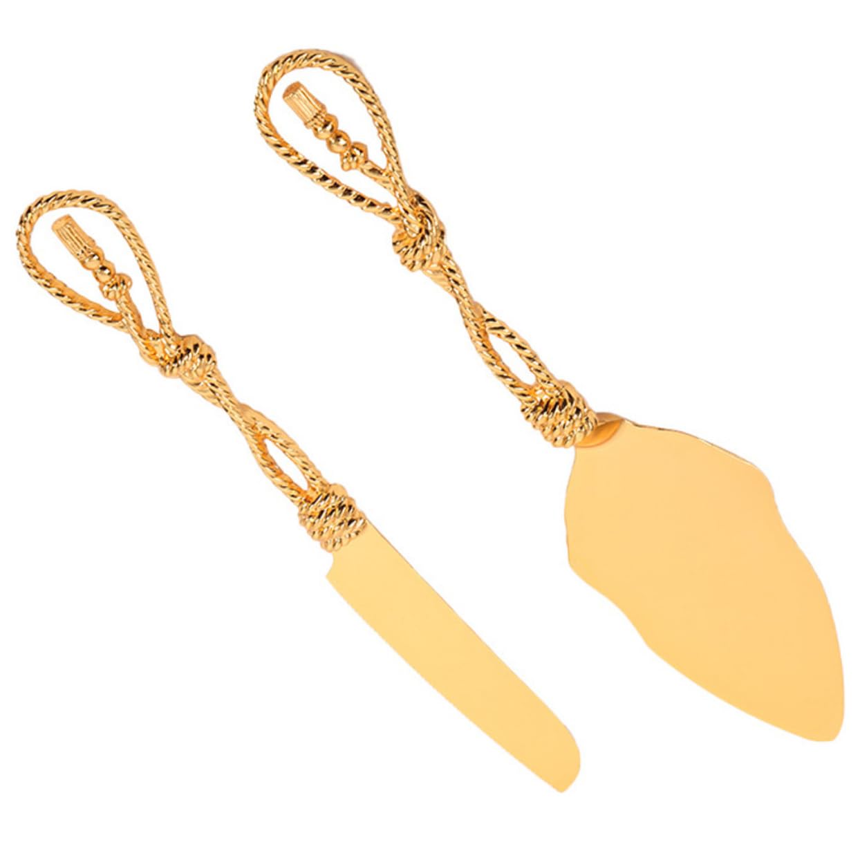 Alipis 1Set Elegant Cake Knife and Spatula Cake Cutter for Pies Tarts and Pizza Stylish Kitchen Tool with Chic Handle Design for Home and Professional Use