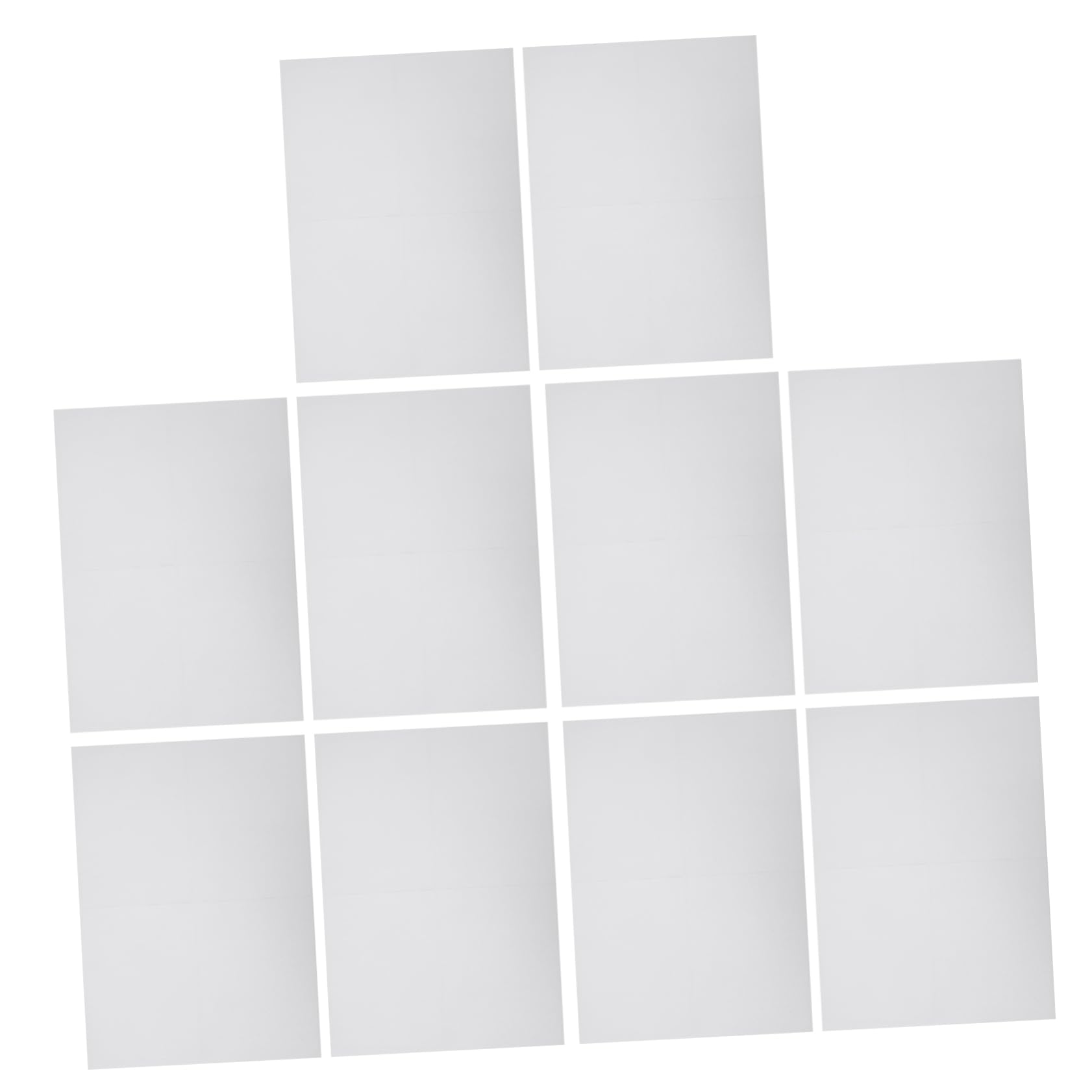 Papier Autocollant Mat pour Imprimante, 100 Feuilles