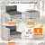 MAISON BACKYARDS 6-Piece Outdoor Patio Furniture Set, All-Weather Wicker Sectional Sofa with Deep Seating 4” Cushions, Heavy-Duty Steel Frame, Modular Rattan Couch for Backyard, Deck & Garden, Black