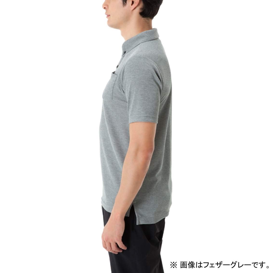 Amazon.co.jp: ダイワ(DAIWA) ボタンダウンポロシャツ フェザーグレー
