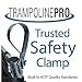 Trampoline Pro The Original Trampoline Slide and Climber Universal Trampoline Ladder Alternative Heavy Duty Steel Construction Fold and Stow Safely Easy to Climb & Slide (Trampoline Climber)