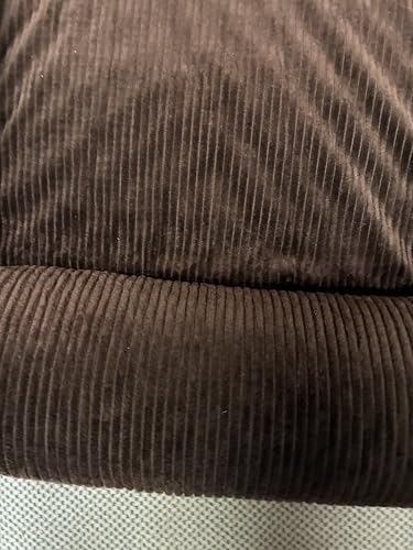 Petlando orthopädisches Hundebett Like Ortho Luke – gelenkschonendes Hundesofa mit Eggform-Matratze, waschbarer Bezug, rutschfest, Stabiler Rand – 120x80x25cm, mittlere bis große Hunde, braun