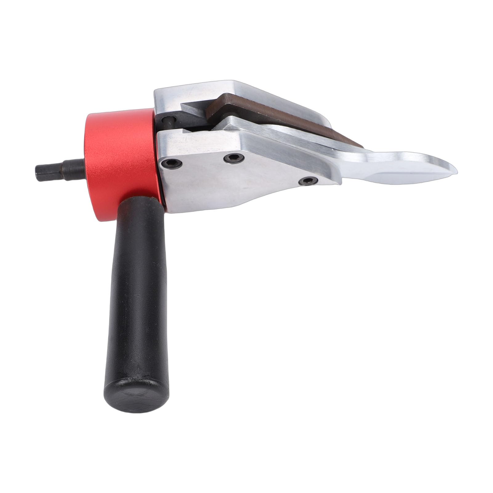 Cisaille à Tôle, Accessoire de Perceuse, Poignée Rotative, Acier