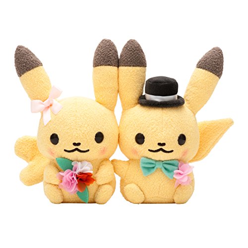 Pokemon Center Original Pikachu pair stuffed PokÃ©mon little tales [flower wagon]
