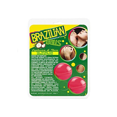 SECRETPLAY - BRAZILIAN BALLS FRESAS SET 2 BOLAS