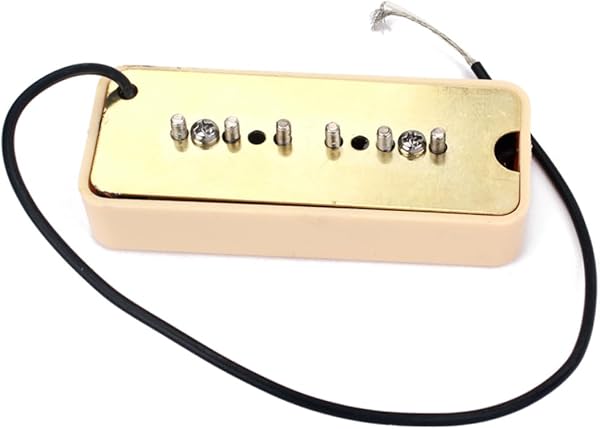 Amazon _ LIFKOME 2個 エレキギターのピックアップ ベースピックアップ デュアルレールピックアップ シングルコイルブリッジピックアップ エレキギターのパーツ サウンドホールピックアップ ハムバッカー _ ピック _ 楽器・音響機器